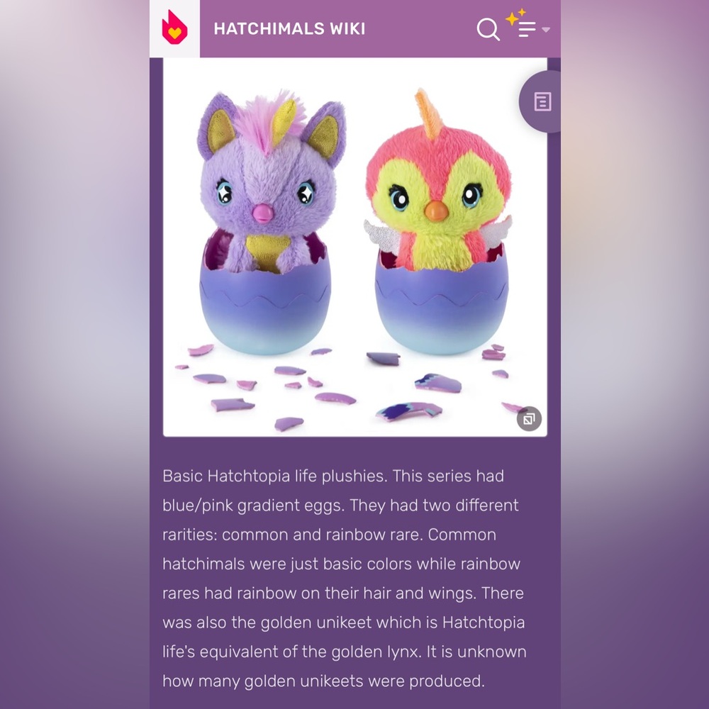 Collectible Plush Toy Hatchtopia Life - Picture 6 of 12